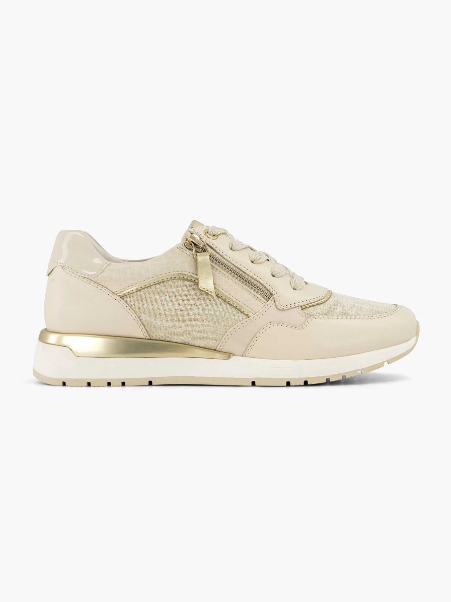 Sneakers | Medicus Beige Leather Comfort Sneaker