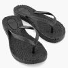 Flip Flops | Blue Fin Black Thongs