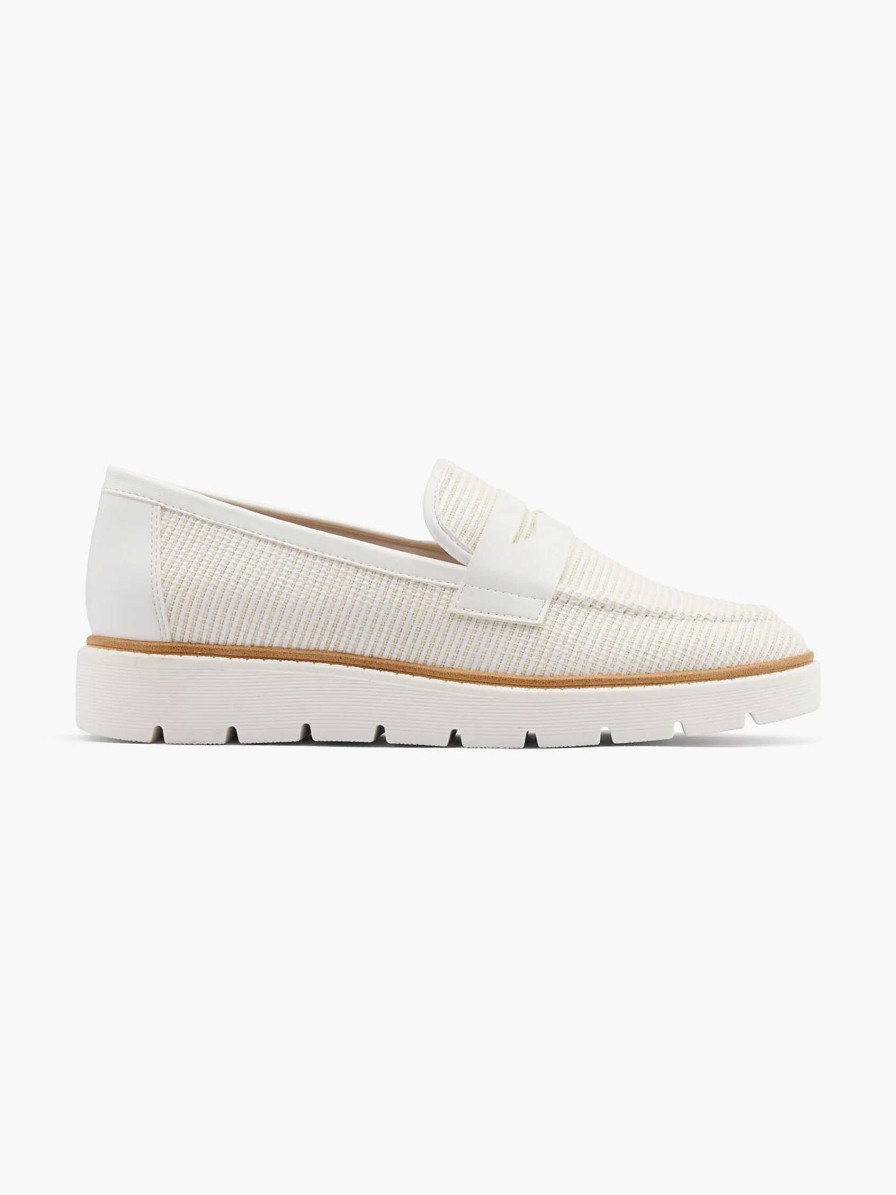 Loafers | Graceland Off White Slip-On