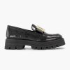 Loafers | Oxmox Black Chunky Loafer Patent