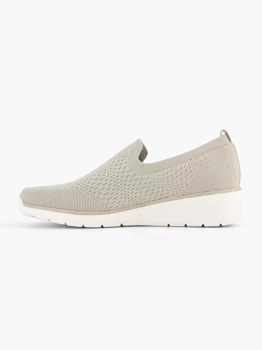 Comfort Shoes | Easy Street Beige Comfort Slip-On