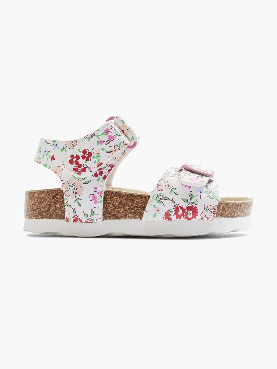 Boys' Shoes | Cupcake Couture White Sandal Flowers