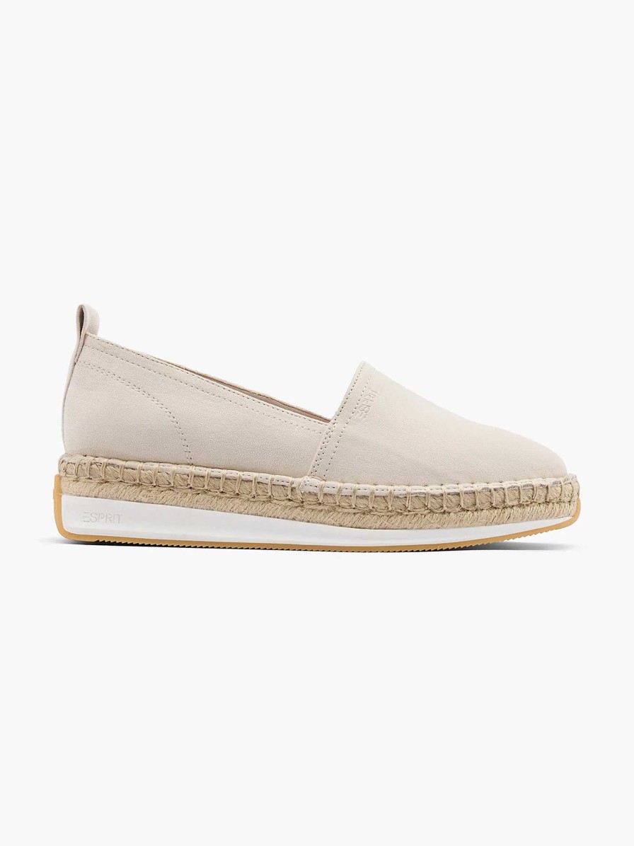 Loafers | Esprit Beige Platform Espadrille