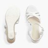 Sandals | Graceland White Sandalette Wedge Heel