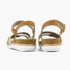 Sandals | Easy Street Camel Sandal Buckle Closure