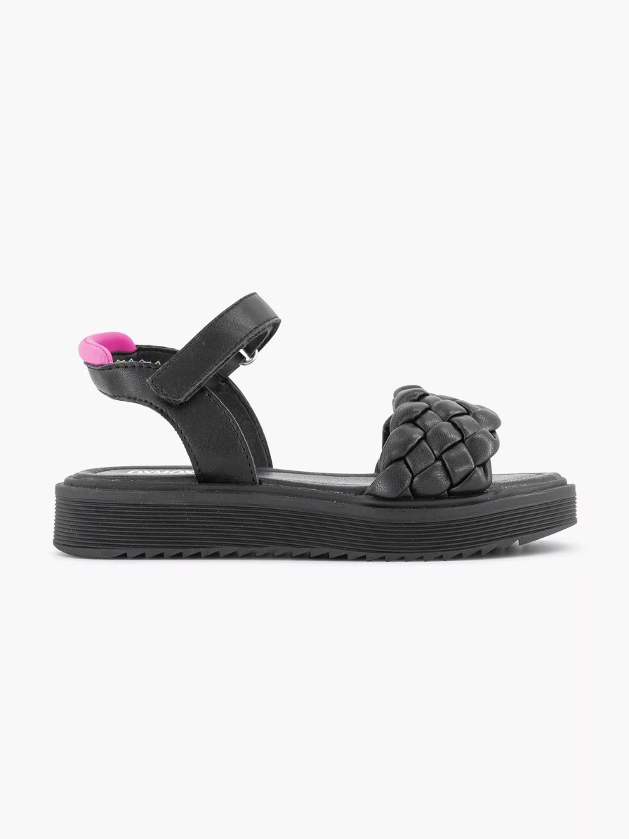 Boys' Shoes | Oxmox Black Sandal Braided