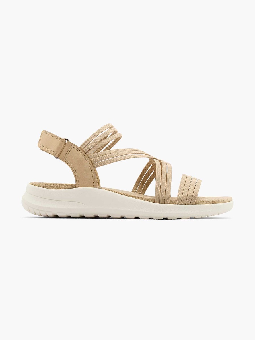 Comfort Shoes | Easy Street Beige Comfort Sandal