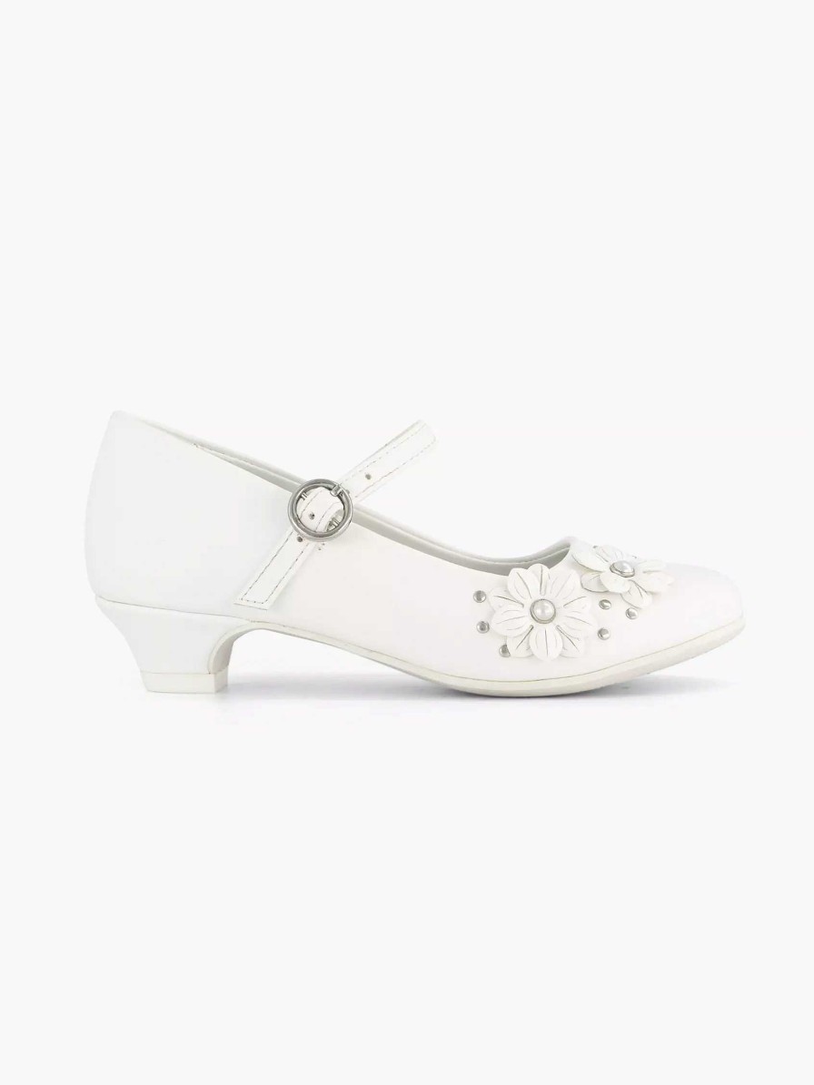 Boys' Shoes | Cupcake Couture White Ballerina Flowers