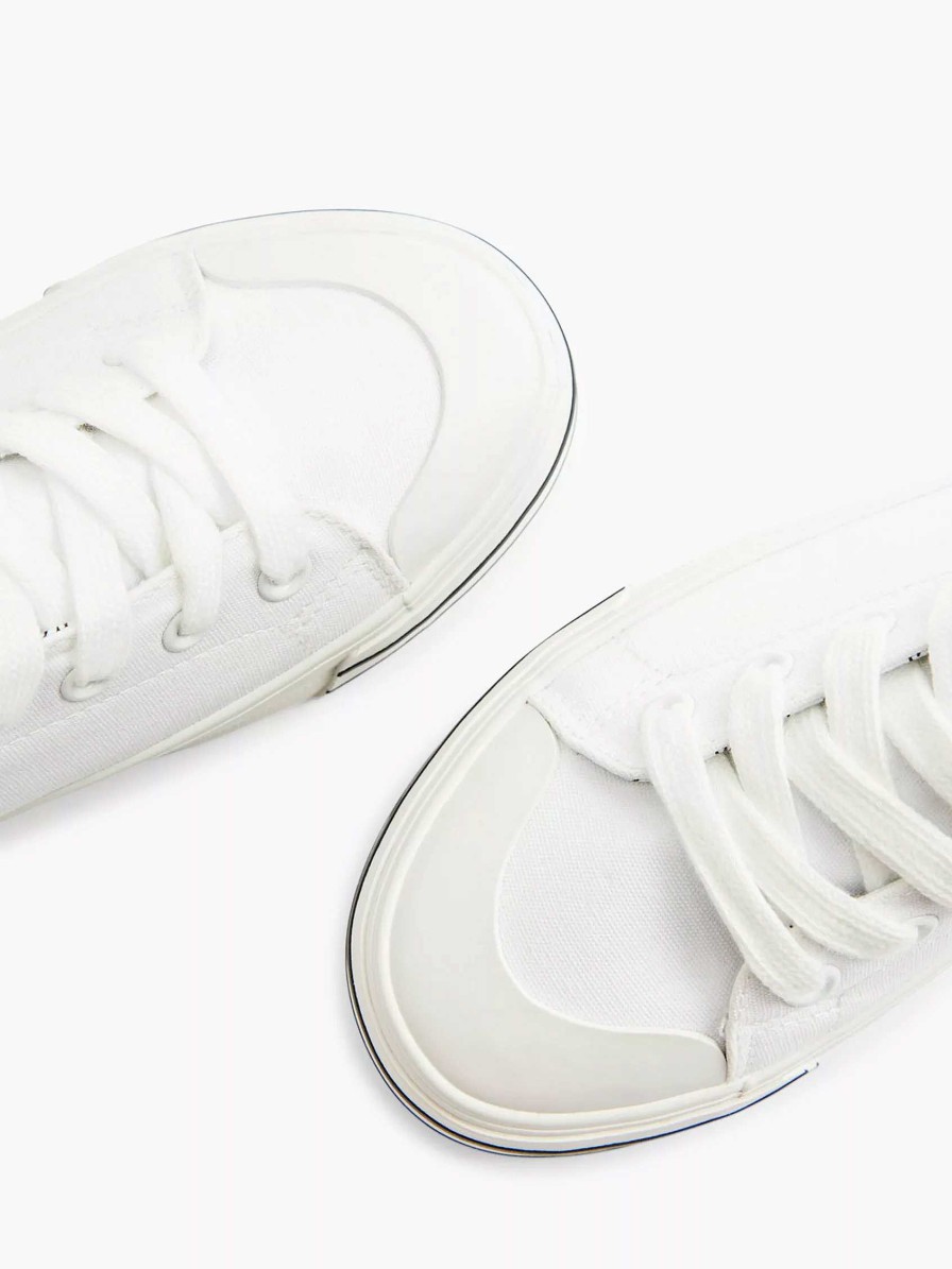 Sneakers | Graceland White High Canvas Sneaker Heart