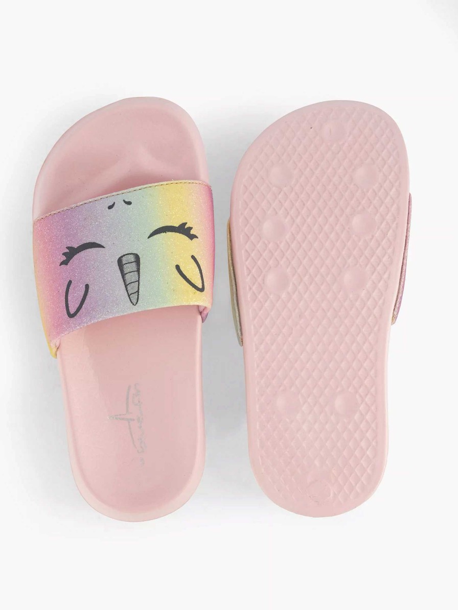 Boys' Shoes | Blue Fin Pink Unicorn Bath Slipper