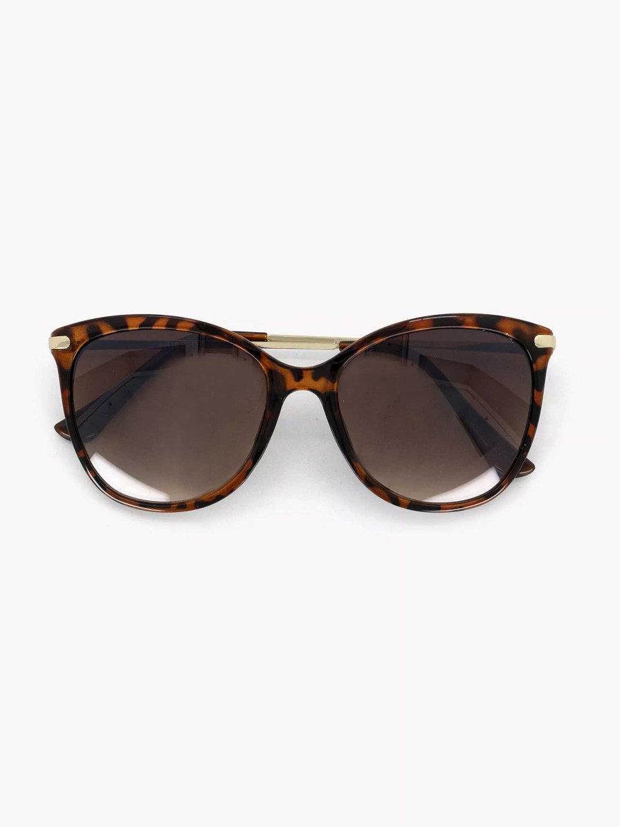 Online Exclusive Accessories | Graceland Brown Sunglasses With Leopard Print