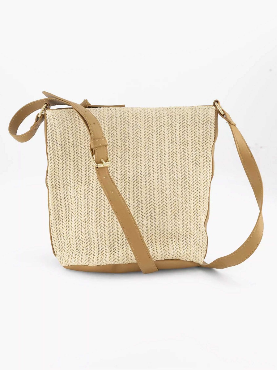 Online Exclusive Accessories | Graceland Beige Shoulder Bag Braided