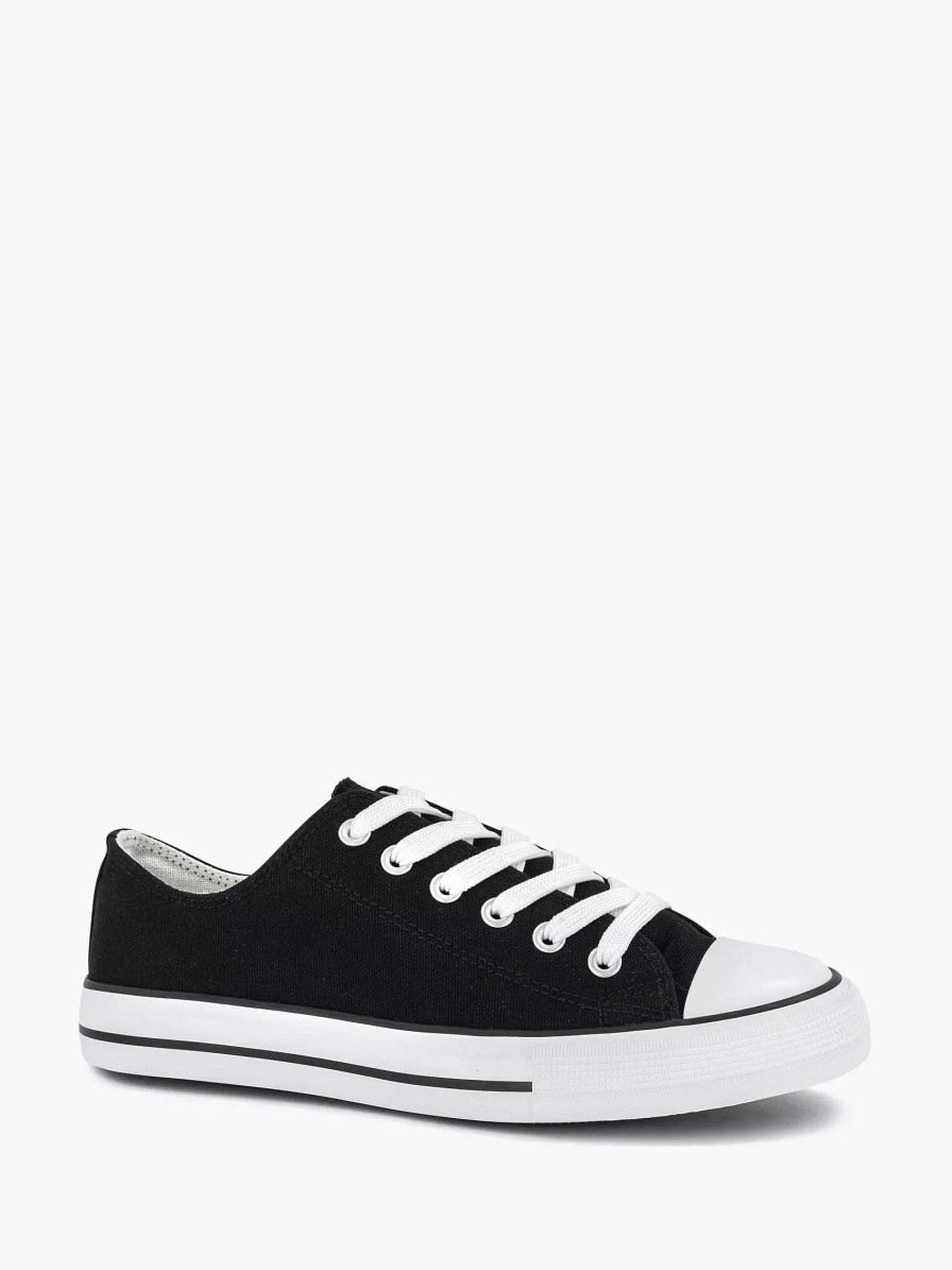 Sneakers | Graceland Black Canvas Sneaker