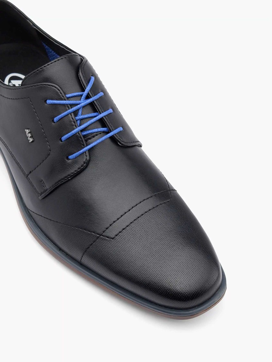 Dress Shoes | AM SHOE Black Lace-Up Shoe