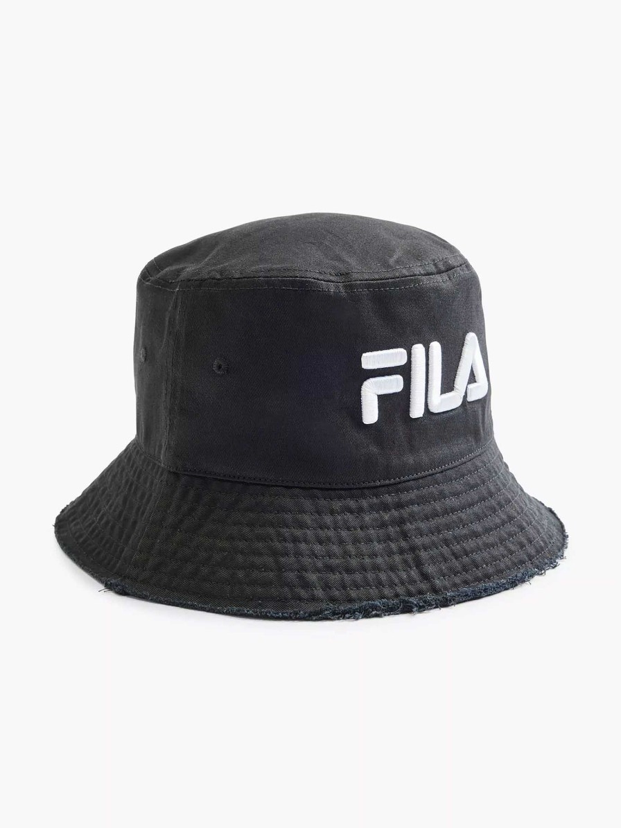 Online Exclusive Accessories | FILA Black Fila Bucket Hat Mit