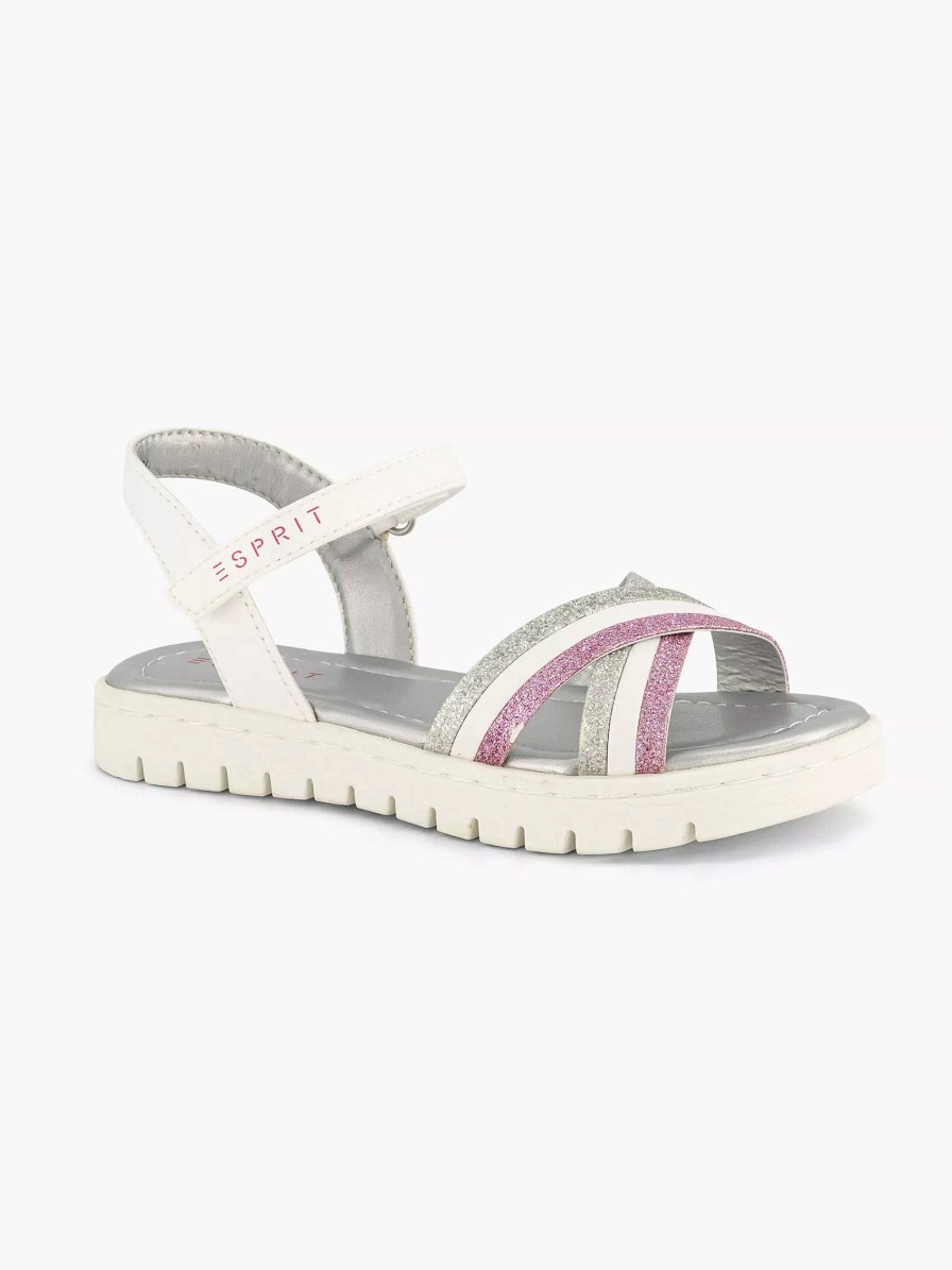 Boys' Shoes | Esprit White Sandal Glitter