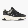 Sneakers | Oxmox Black Chunky Sneaker Panther Print