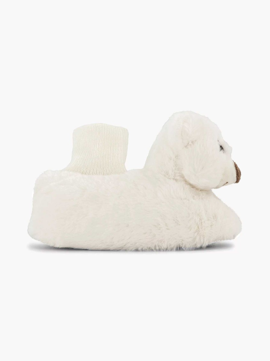 Boys' Shoes | Cupcake Couture White Slipper Bear