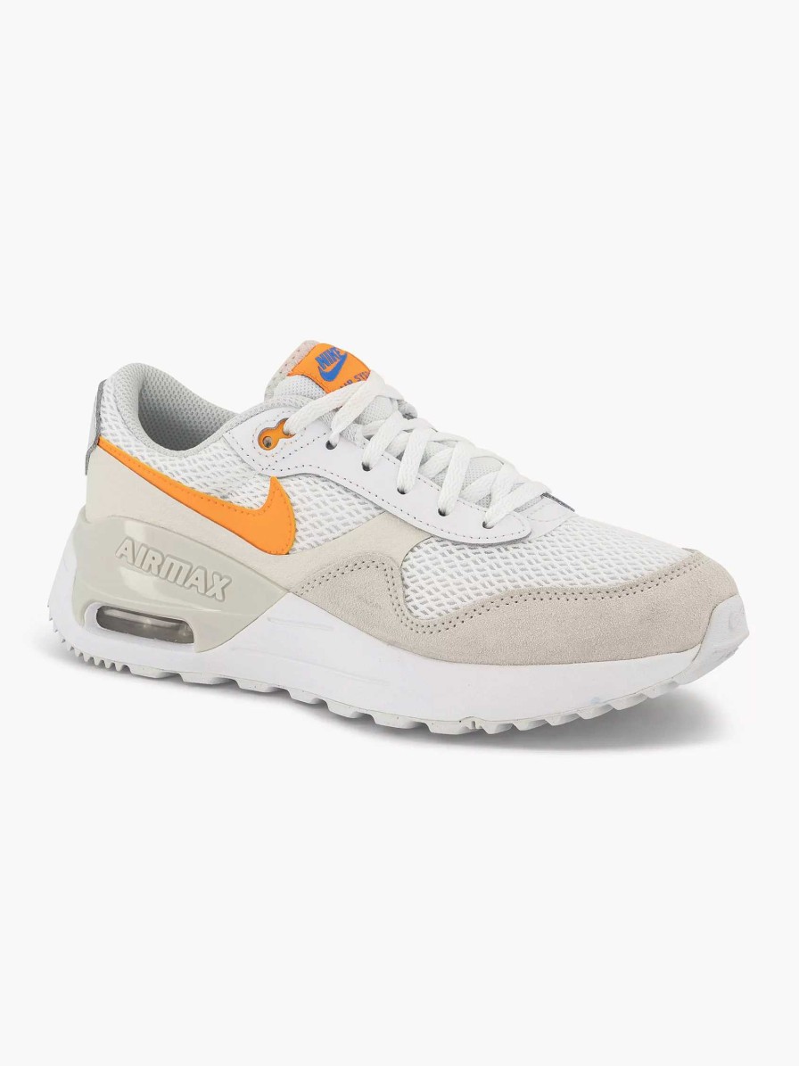 Boys' Shoes | Nike White Air Max Systm