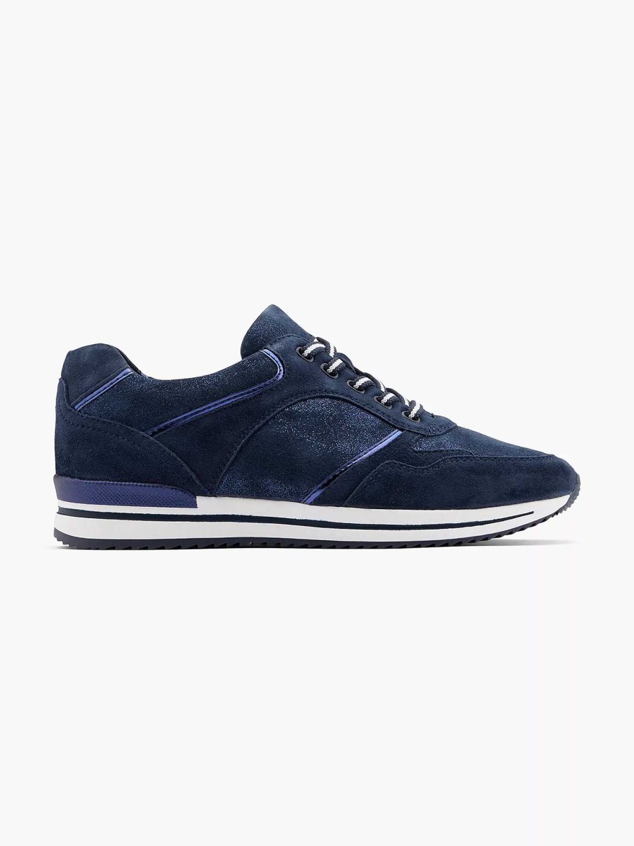 Comfort Shoes | Medicus Dark Blue Comfort Sneaker