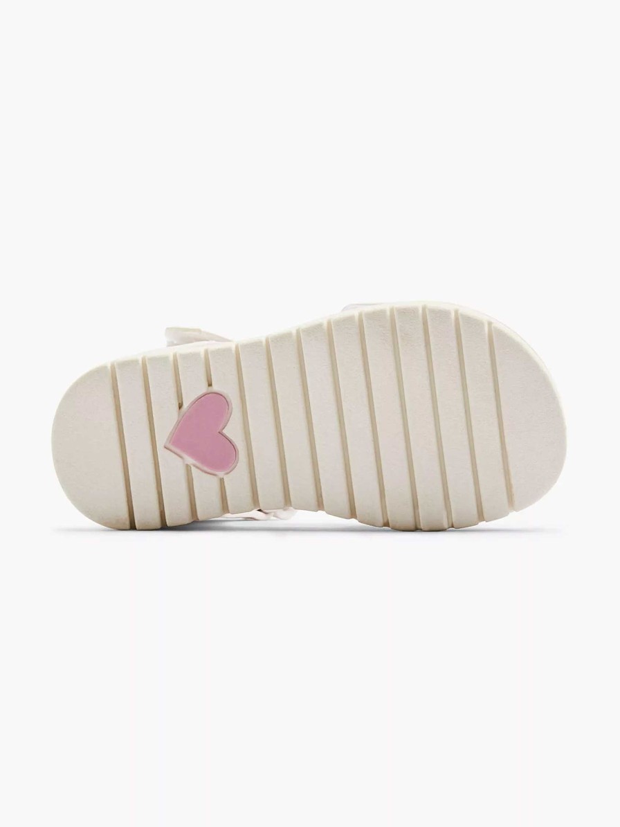 Boys' Shoes | Cupcake Couture White Sandal Heart