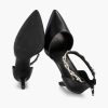 Pumps | Graceland Black Pump Stones