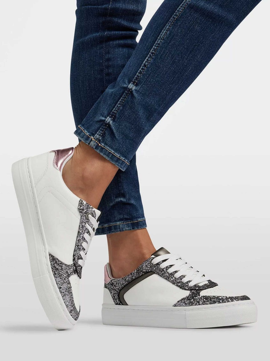 Sneakers | Graceland White Sneaker Glitter