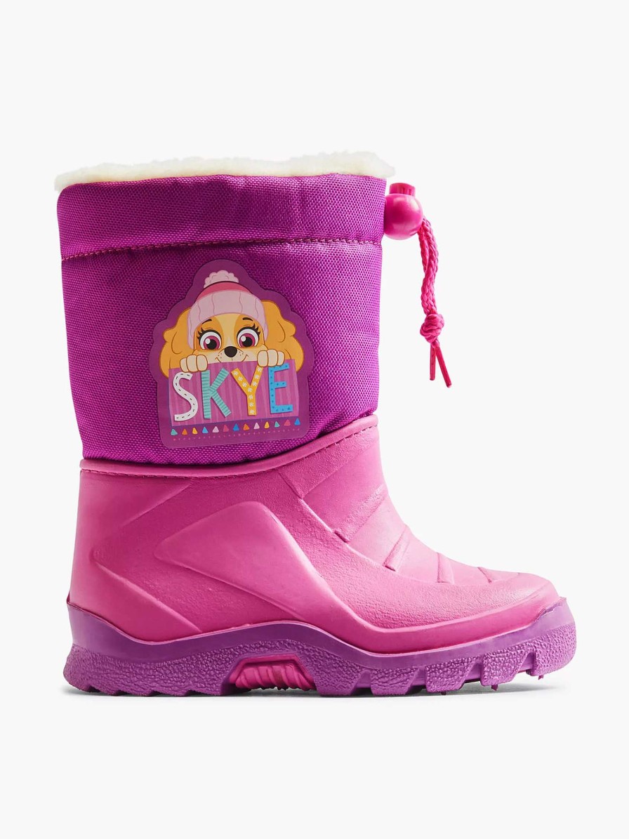 Baby Shoes | PAW Patrol Pink Paw Patrol Lined Rain Boot