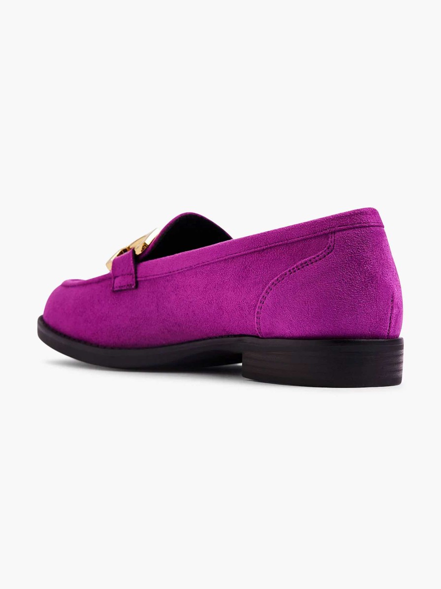 Loafers | Graceland Purple Loafer Decorative Necklace