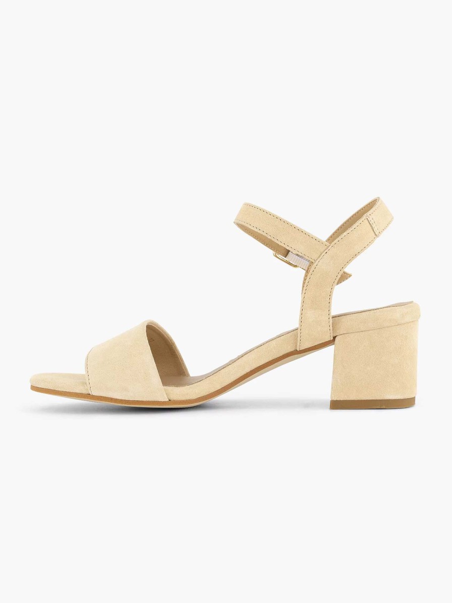 Pumps | 5th Avenue Beige Suede Sandalette