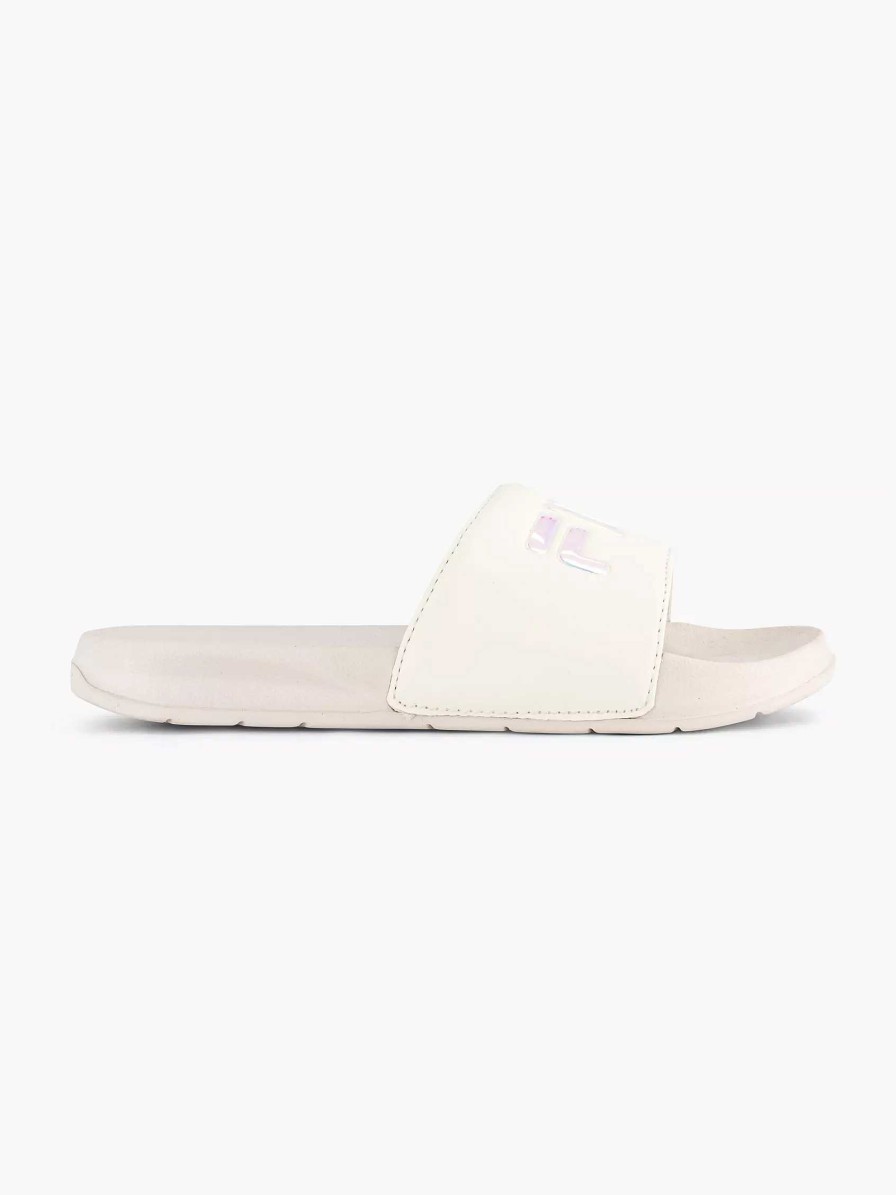 Boys' Shoes | FILA White Bath Slippers