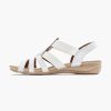 Comfort Shoes | Easy Street White Leather Sandal