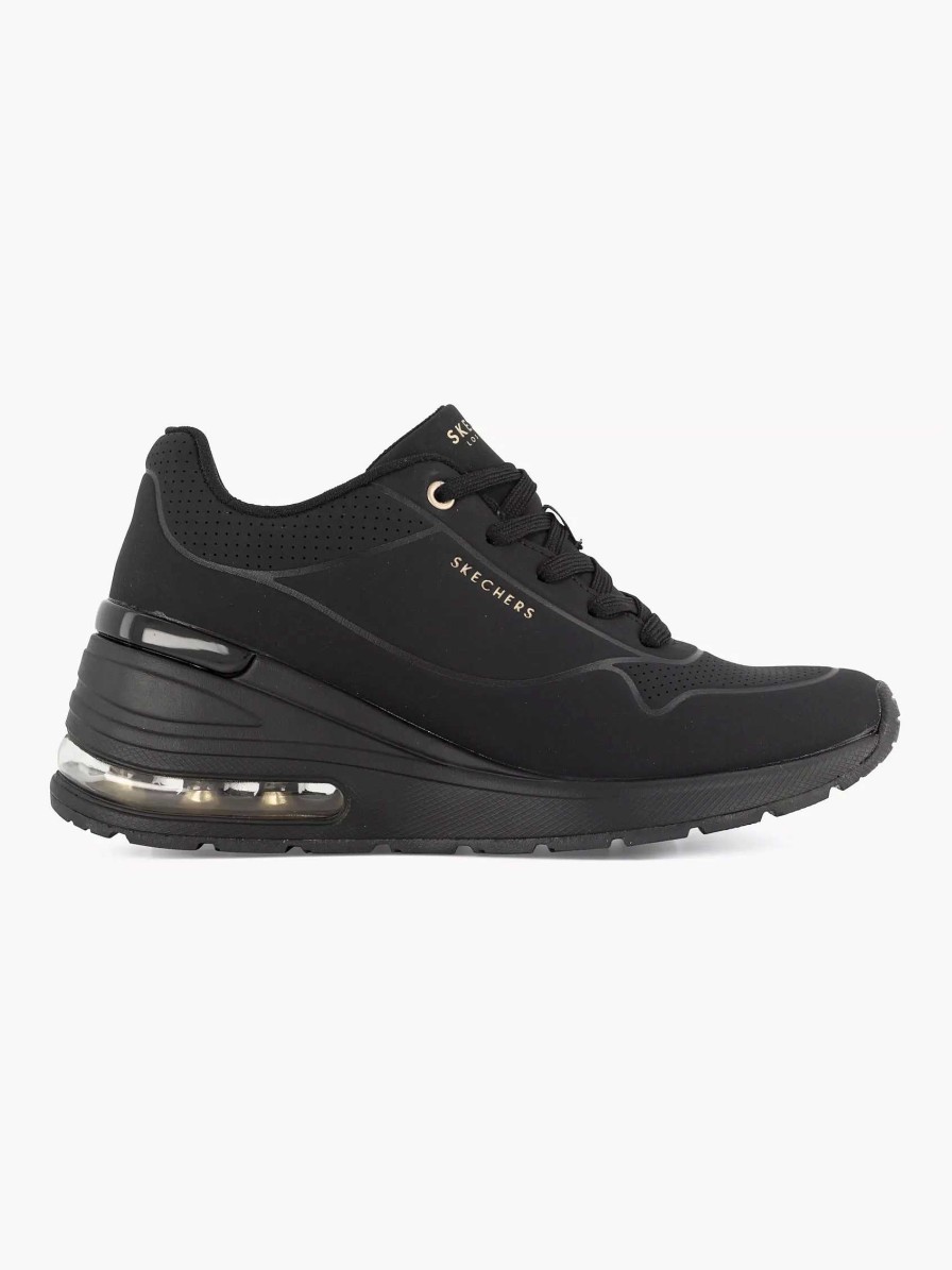 Sneakers | Skechers Black Million Air - Elevated Air