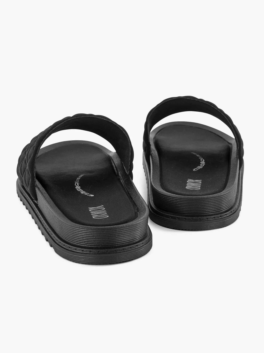 Flip Flops | Oxmox Black Bath Slippers