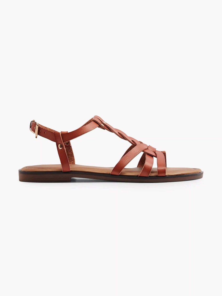 Sandals | Graceland Brown Sandals Braided