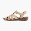 Comfort Shoes | Easy Street Taupe Leather Sandal