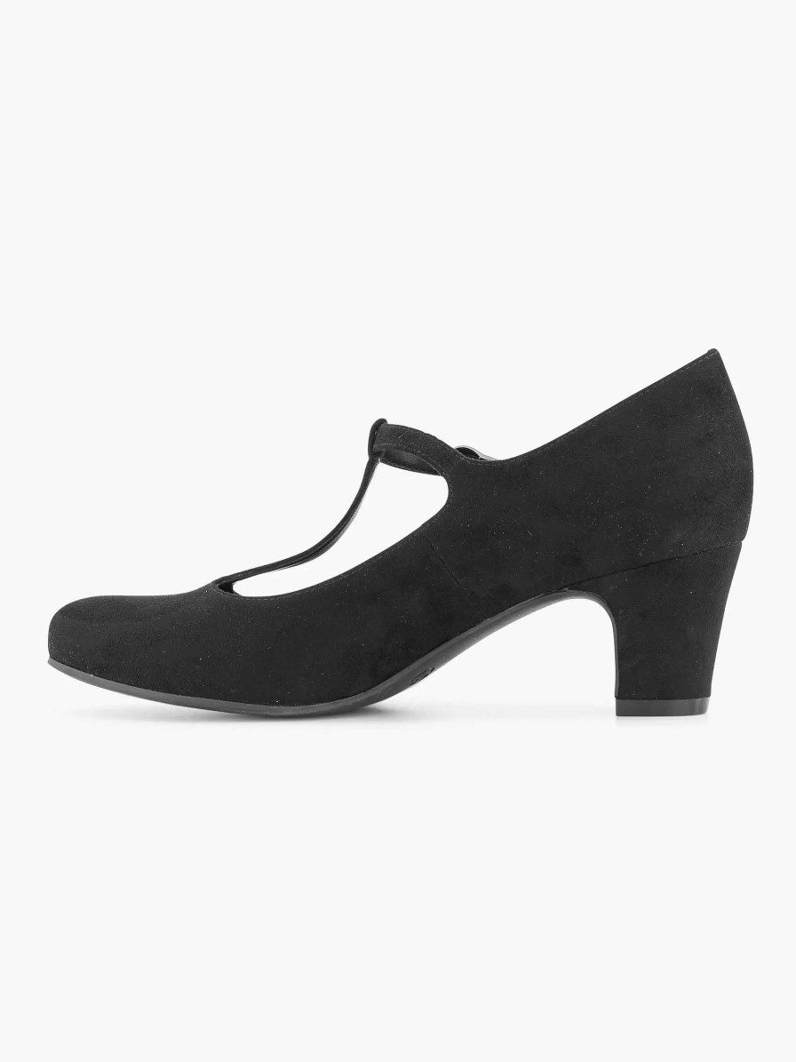 High Heels | Graceland Black Pump Buckle