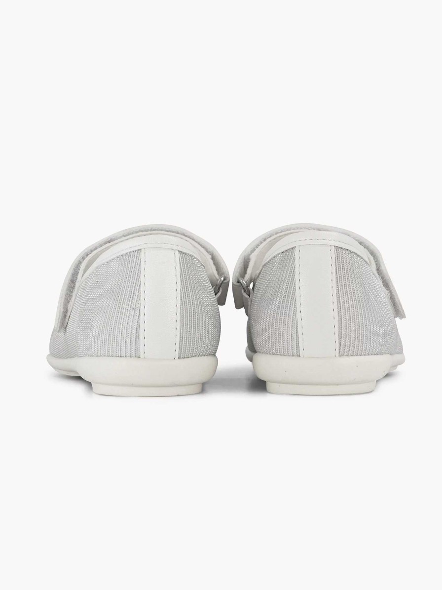 Baby Shoes | Graceland White Ballerina Flowers