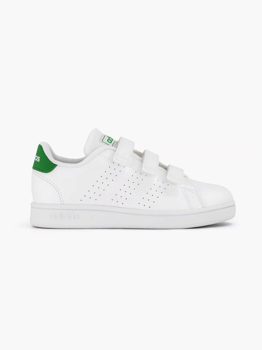 Boys' Shoes | adidas White Advantage Cf C