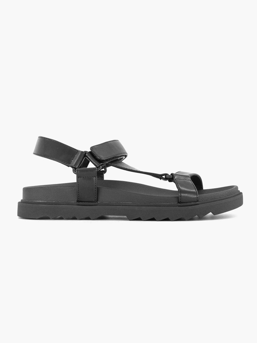 Sandals | Oxmox Black Chunky Sandal