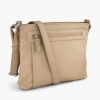 Online Exclusive Accessories | 5th Avenue Beige Leather Shoulder Bag