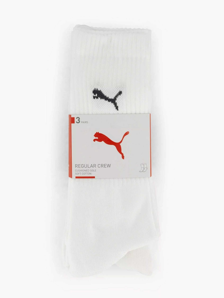 Socks | Puma White Puma Crew 2 Pack 39-42