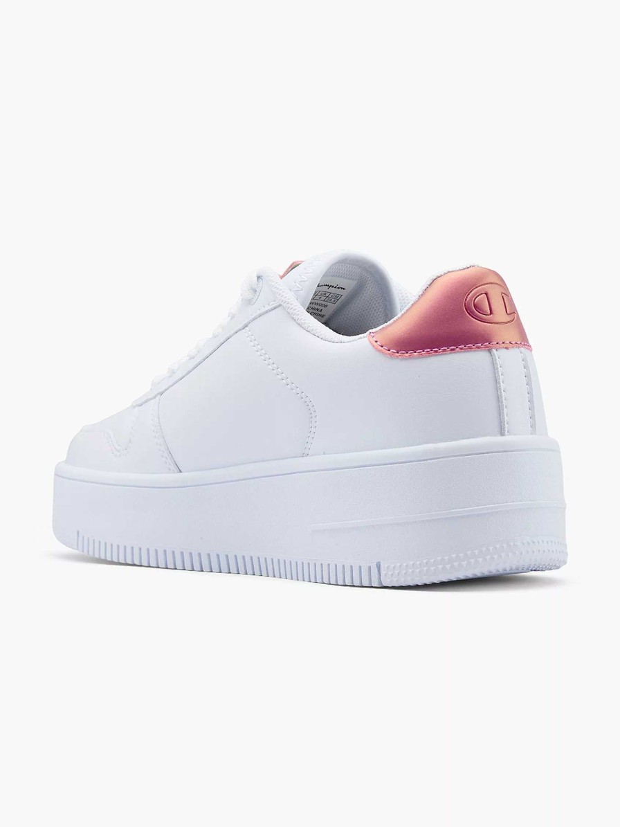 Sneakers | Champion White Rebound Platform Sparkle