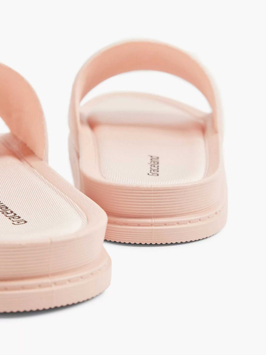 Flip Flops | Oxmox Pink Slipper Quilted