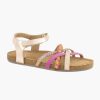 Boys' Shoes | Limelight girl Pink Leather Sandal Beads