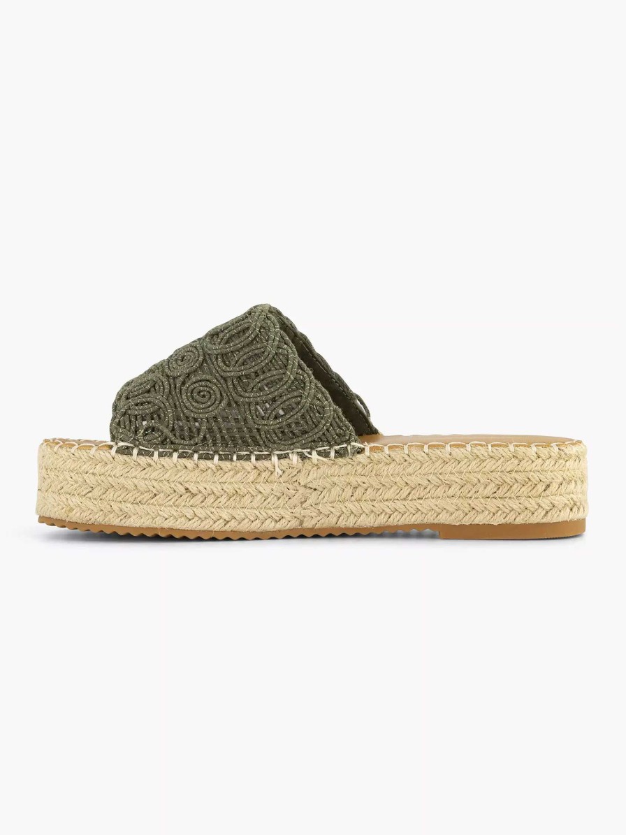 Flip Flops | Graceland Khaki Platform Slipper