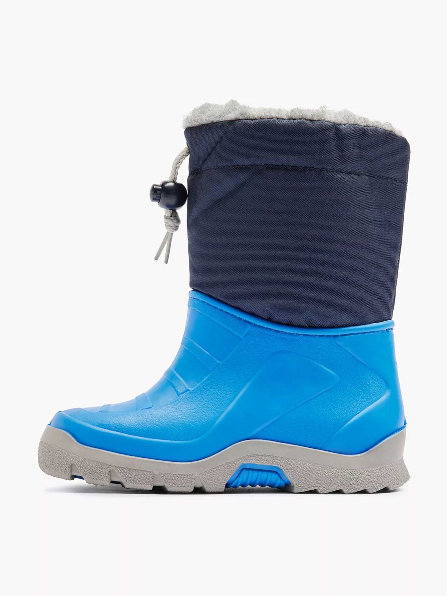 Baby Shoes | Jurassic World Blue Rain Boot Dino Lined