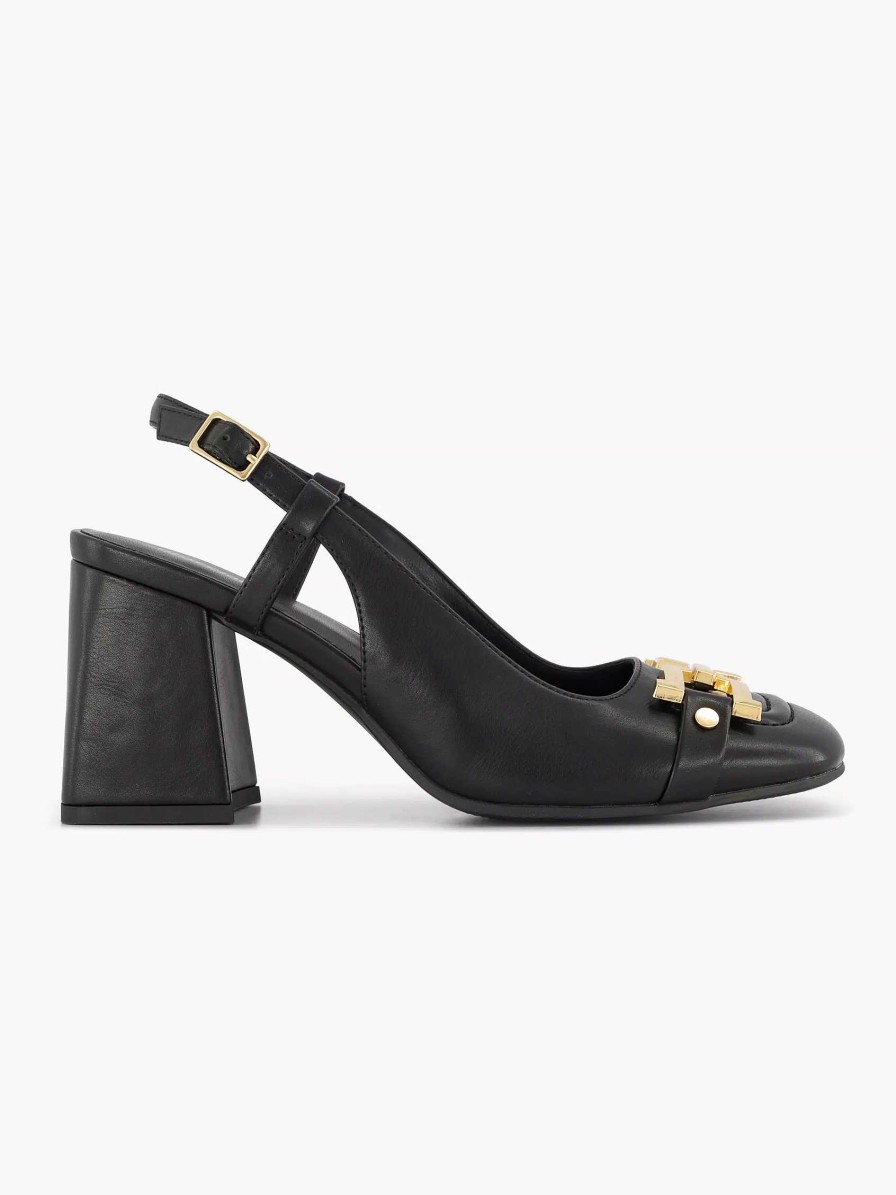 Pumps | Graceland Black Slingback