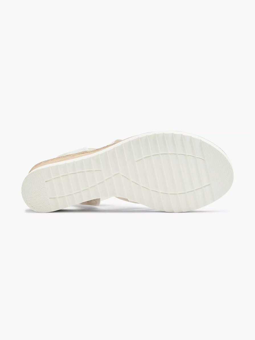 Comfort Shoes | Easy Street White Sandal Sheeheel