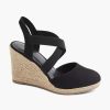 Sandals | Graceland Black Sandal Wedge Heel